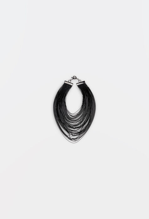 Fabiana Filippi Shiny necklace, black SAD274A829H1570000
