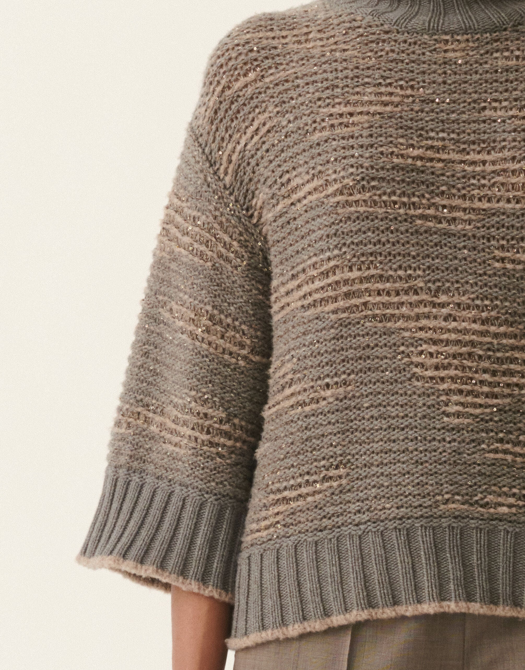 Sequin sweater, falcon Fabiana Filippi Sequin sweater, falcon Falcon MAD226F450M3920000