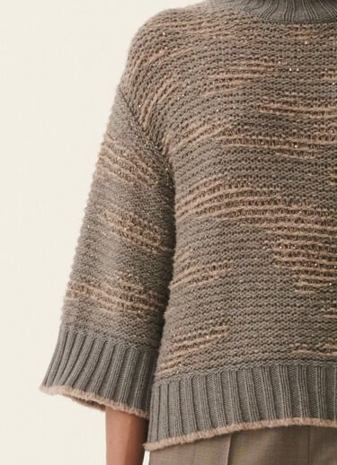 Sequin sweater, falcon Fabiana Filippi Sequin sweater, falcon Falcon MAD226F450M3920000