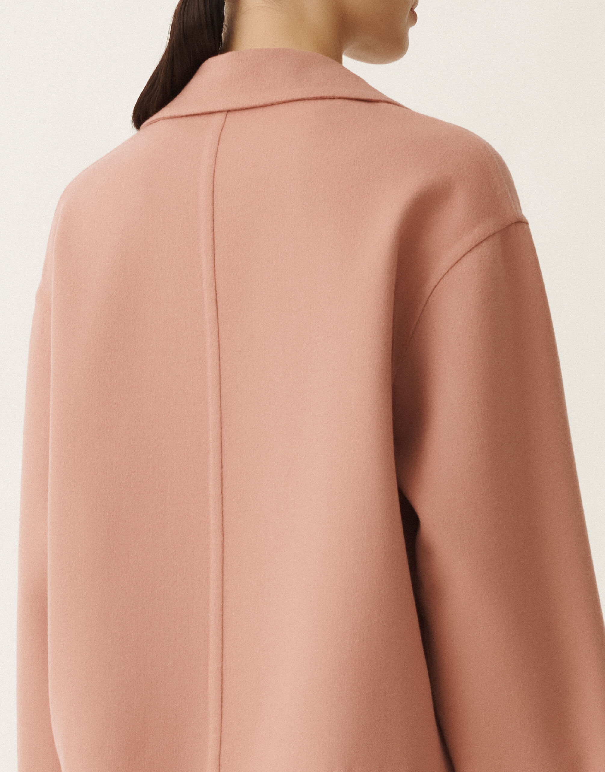 Fabiana Filippi Jacke aus Double-Gewebe aus Wolle, blush ROSA CTD265F225D8040000