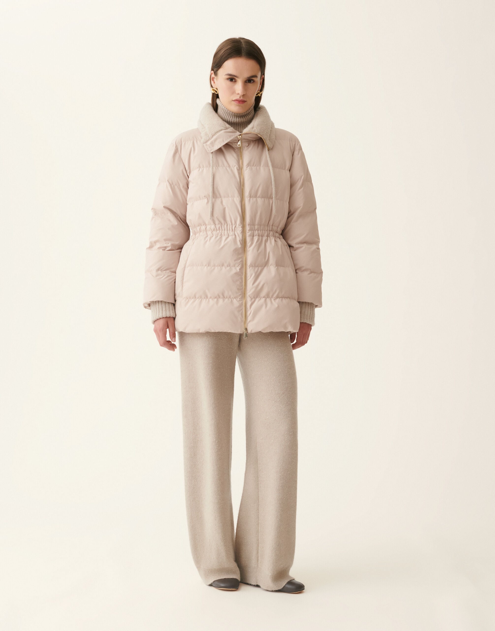 Fabiana Filippi Midi ultralight technical down coat, cachà Cachà CTD226F658M3960000