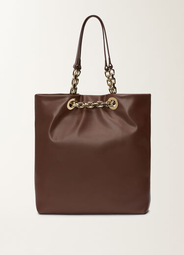 Fabiana Filippi Bolso shopper Eyelet de napa, ébano MARRÓN BGD215A900L8020000