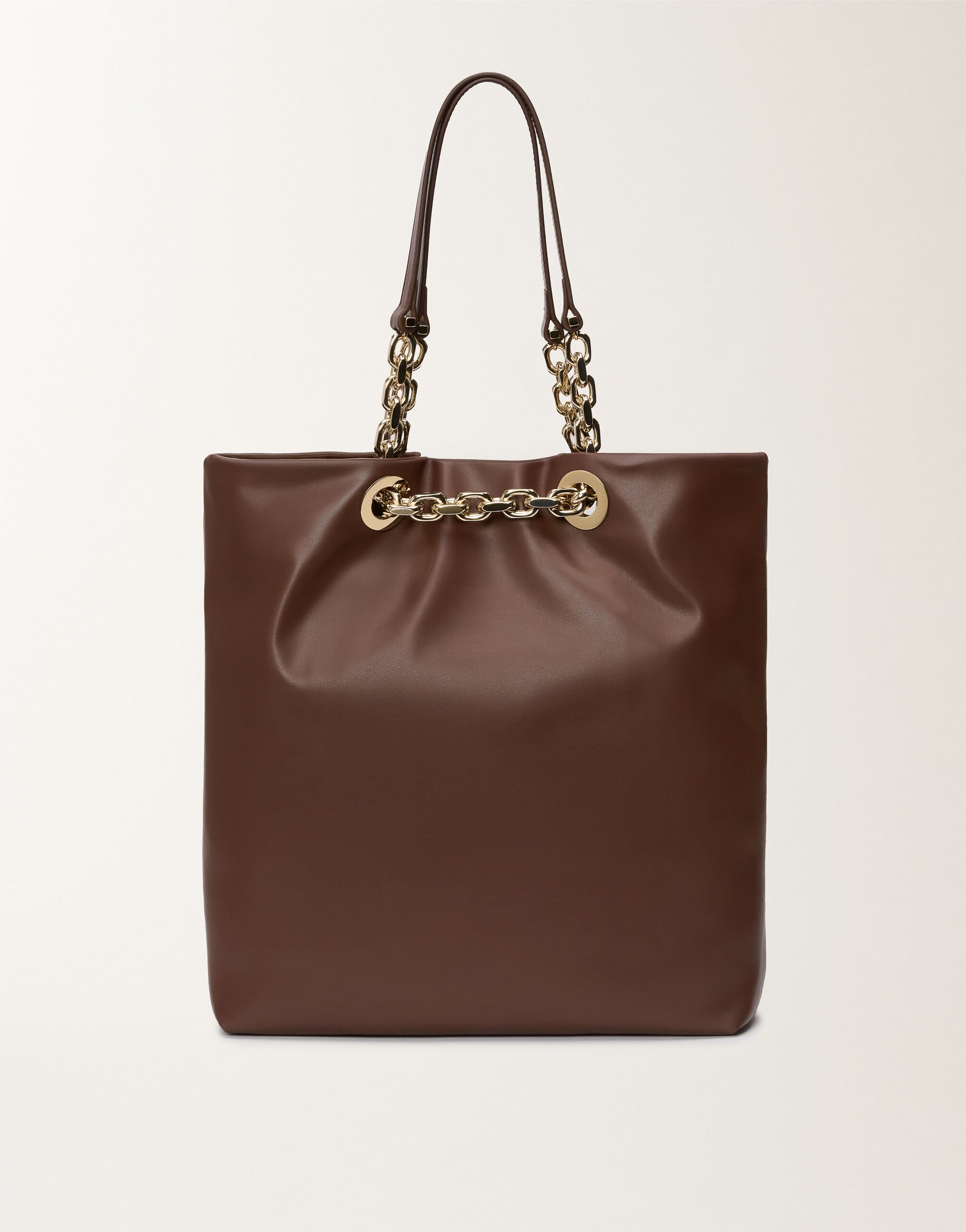 Fabiana Filippi Bolso shopper Eyelet de napa, ébano MARRÓN BGD215A900L8020000