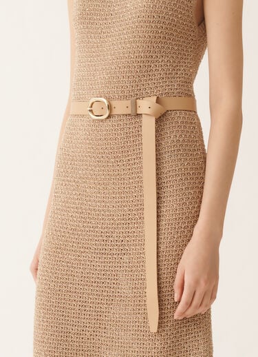 Fabiana Filippi Nappa leather belt, maple ACER AAD276A863M0710000