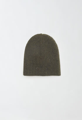 Fabiana Filippi Beanie with sequins, loden WHITE SAD265A810D8170000