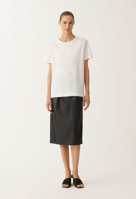 Fabiana Filippi T-shirt en jersey, blanc BLANC JED265F278L2270000
