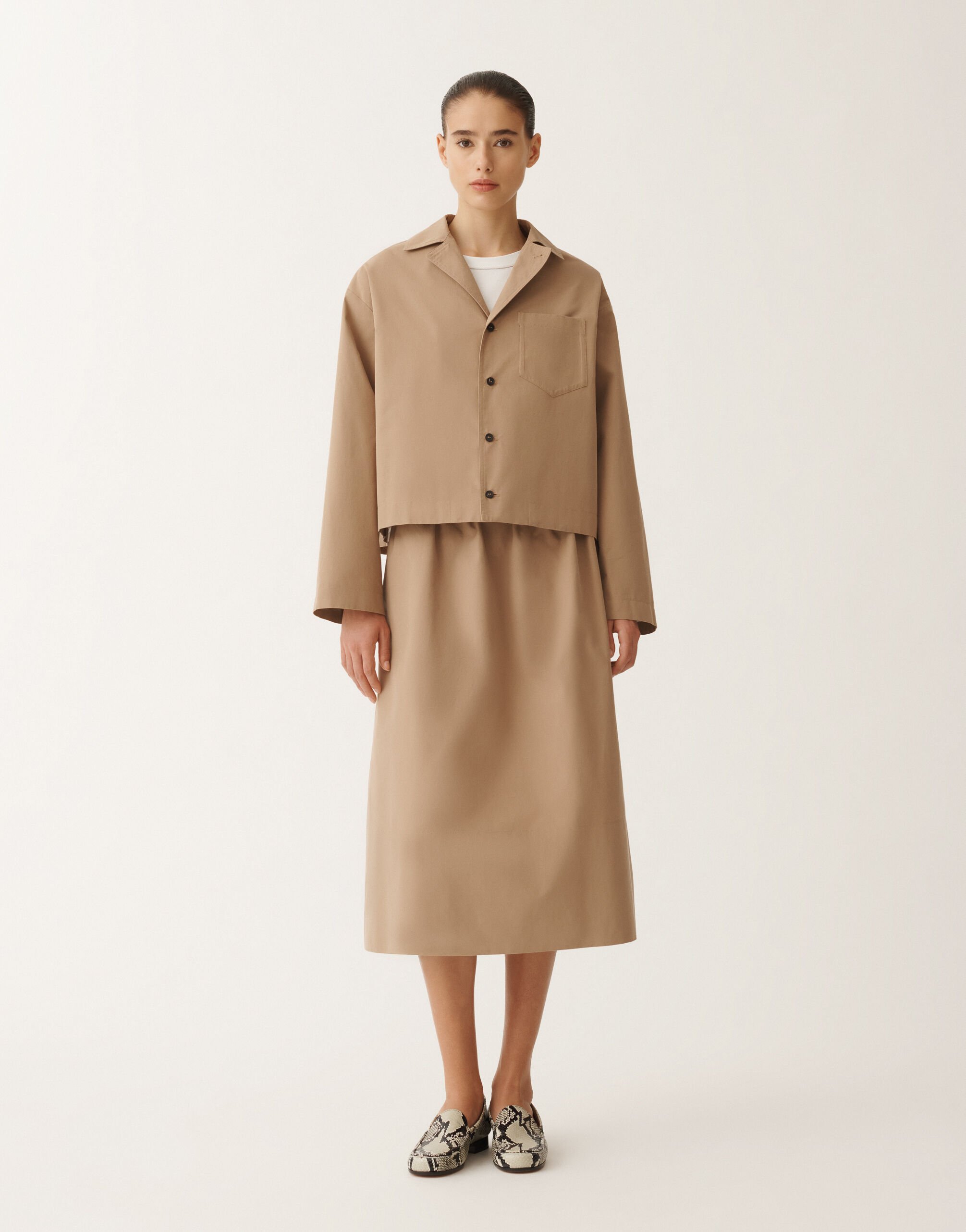 Fabiana Filippi Giacca trench, ghianda MARRONE CTD265F225D8050000