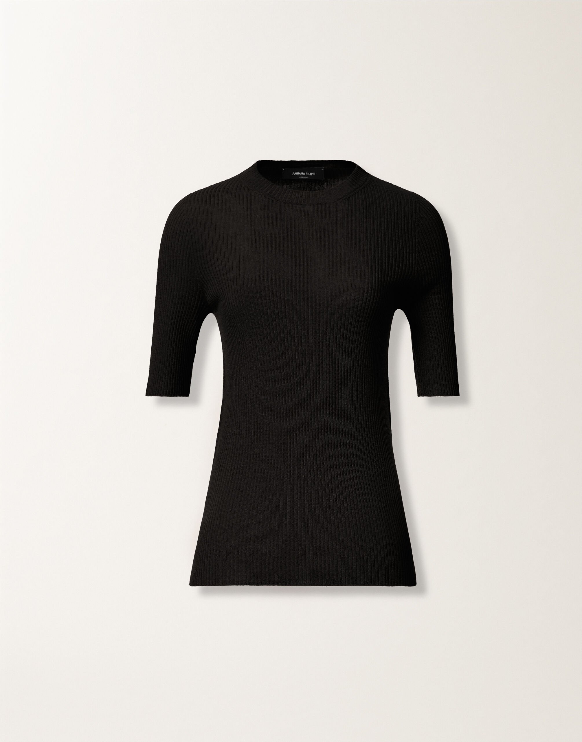 Fabiana Filippi Maglia in Platinum, nero Nero MAD215F022D2300000