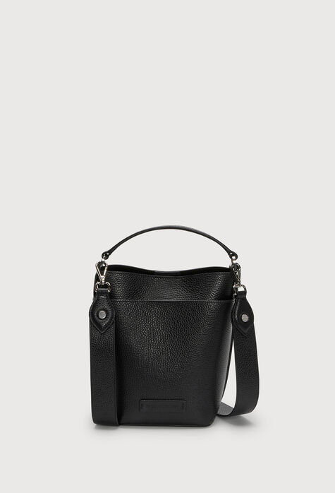 Fabiana Filippi Leather bucket bag, black BGD264A774I3370000