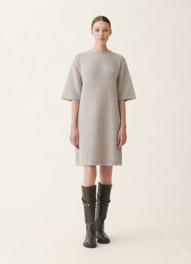 Fabiana Filippi Abito in tweed, granito Granito ABD216F134M2570000