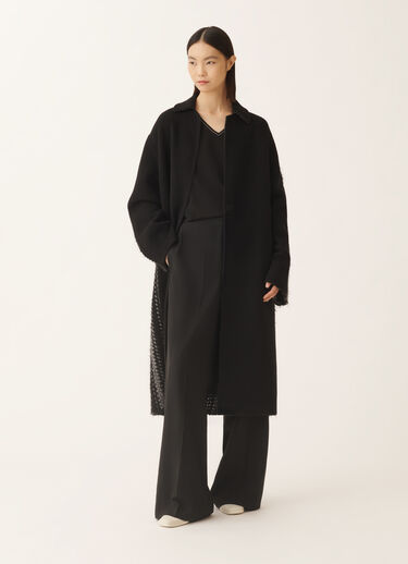 Fabiana Filippi Hose Spoleto aus Cool Wool, schwarz SCHWARZ PAD265F307D6200000
