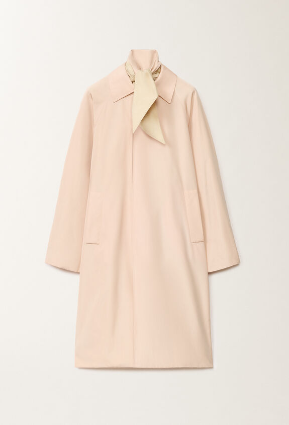 Fabiana Filippi Lightweight taffeta trench coat, dusty pink PINK CTD265F272L1930000
