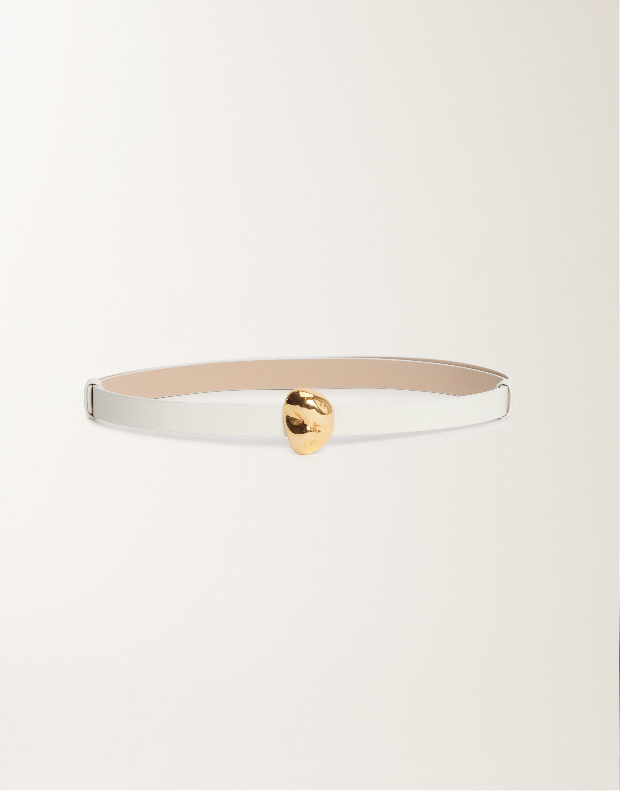 Fabiana Filippi Calfskin belt, butter WHITE AAD215A829L8030000