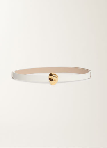 Fabiana Filippi Calfskin belt, butter WHITE AAD215A829L8030000