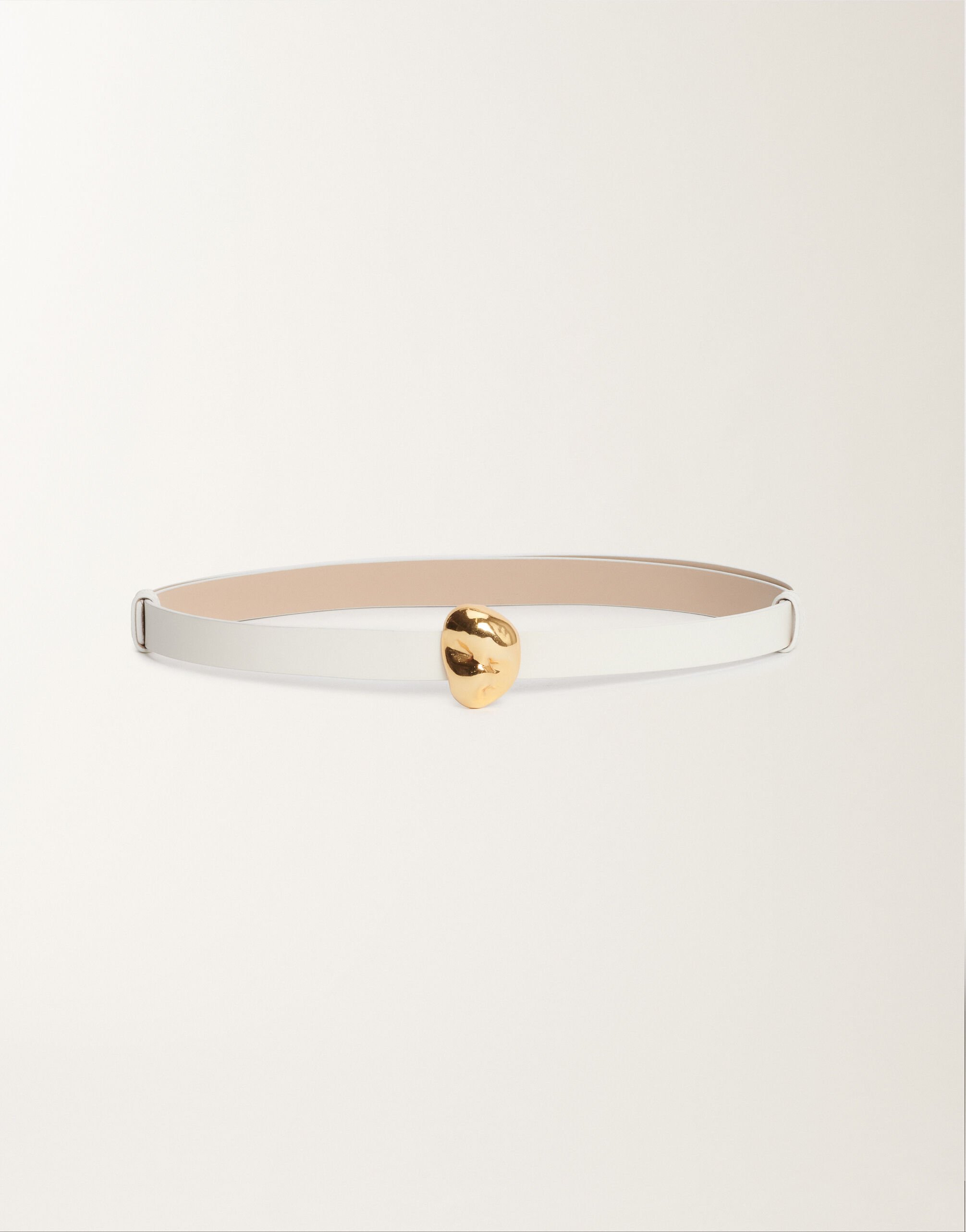 Fabiana Filippi Calfskin belt, butter WHITE AAD215A829L8030000