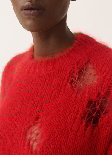 Fabiana Filippi Mohair sweater, lacquer Red MAD225F512L6330000