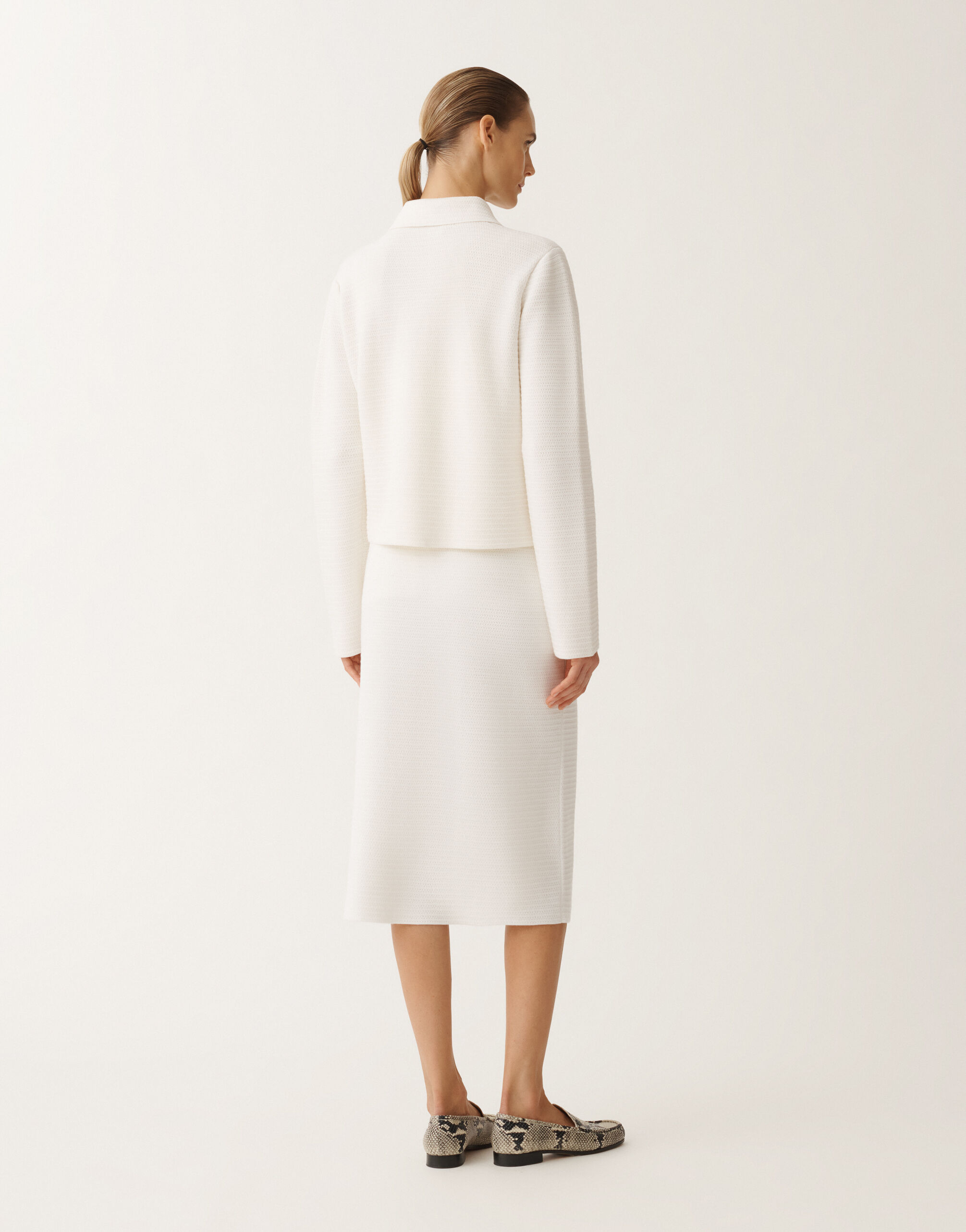 ジャケット FABIANA FILIPPI Woman Jacket Natural GCD265F220D510 25 Wool and cotton jacket, raffia for Women | Fabiana Filippi®