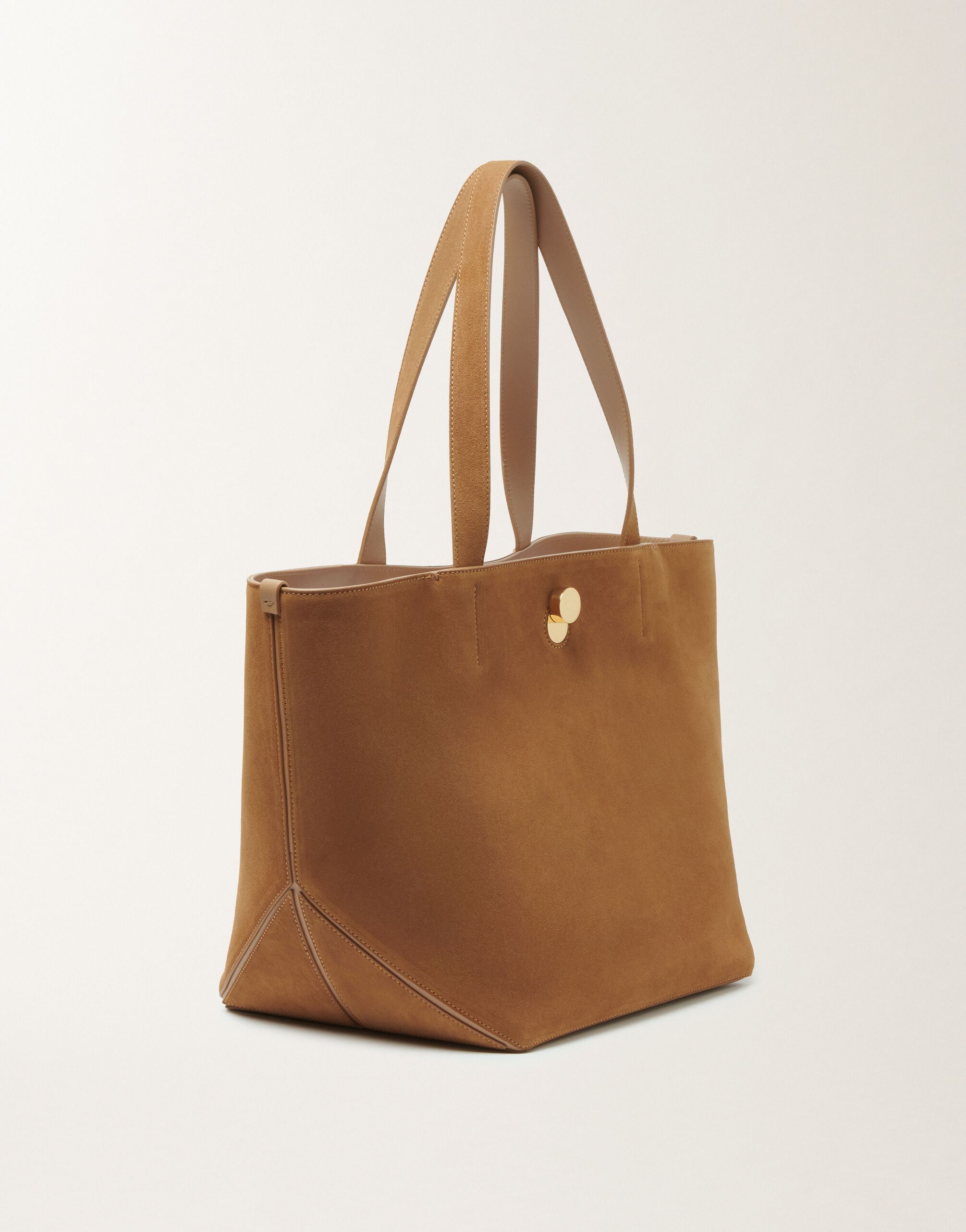 レディースMedium Eclissi suede and wicker tote bag バッグ