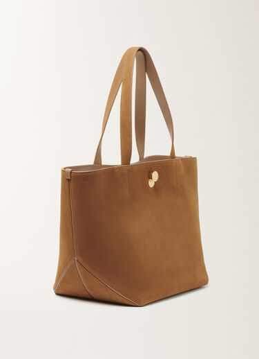 Fabiana Filippi Medium Eclissi suede and wicker tote bag Brown BGD266A809M0000000