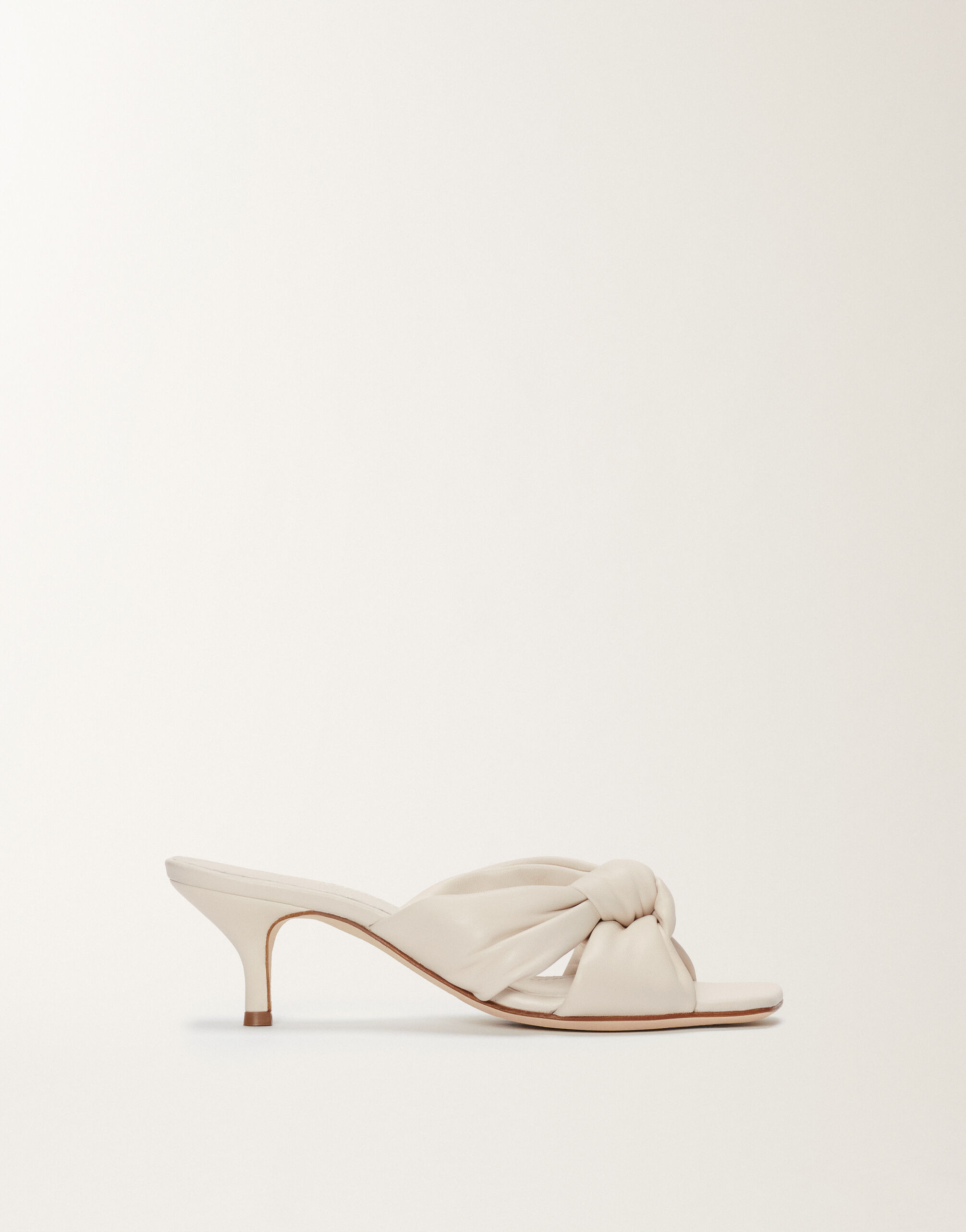 Fabiana Filippi NAPPA MULES WITH KNOT DETAIL PISTACHIO ASD274A935H1390000