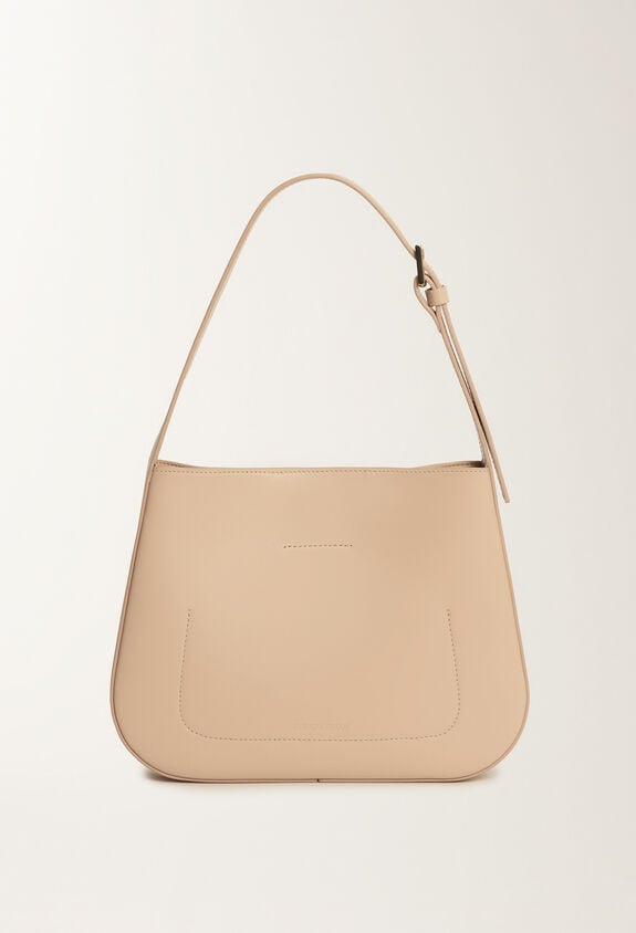 Fabiana Filippi Eclissi small calfskin hobo bag, marble GREY BGD215A858L8030000