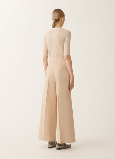 Fabiana Filippi Cotton gabardine trousers, sand SAND PAD275F772L1910000