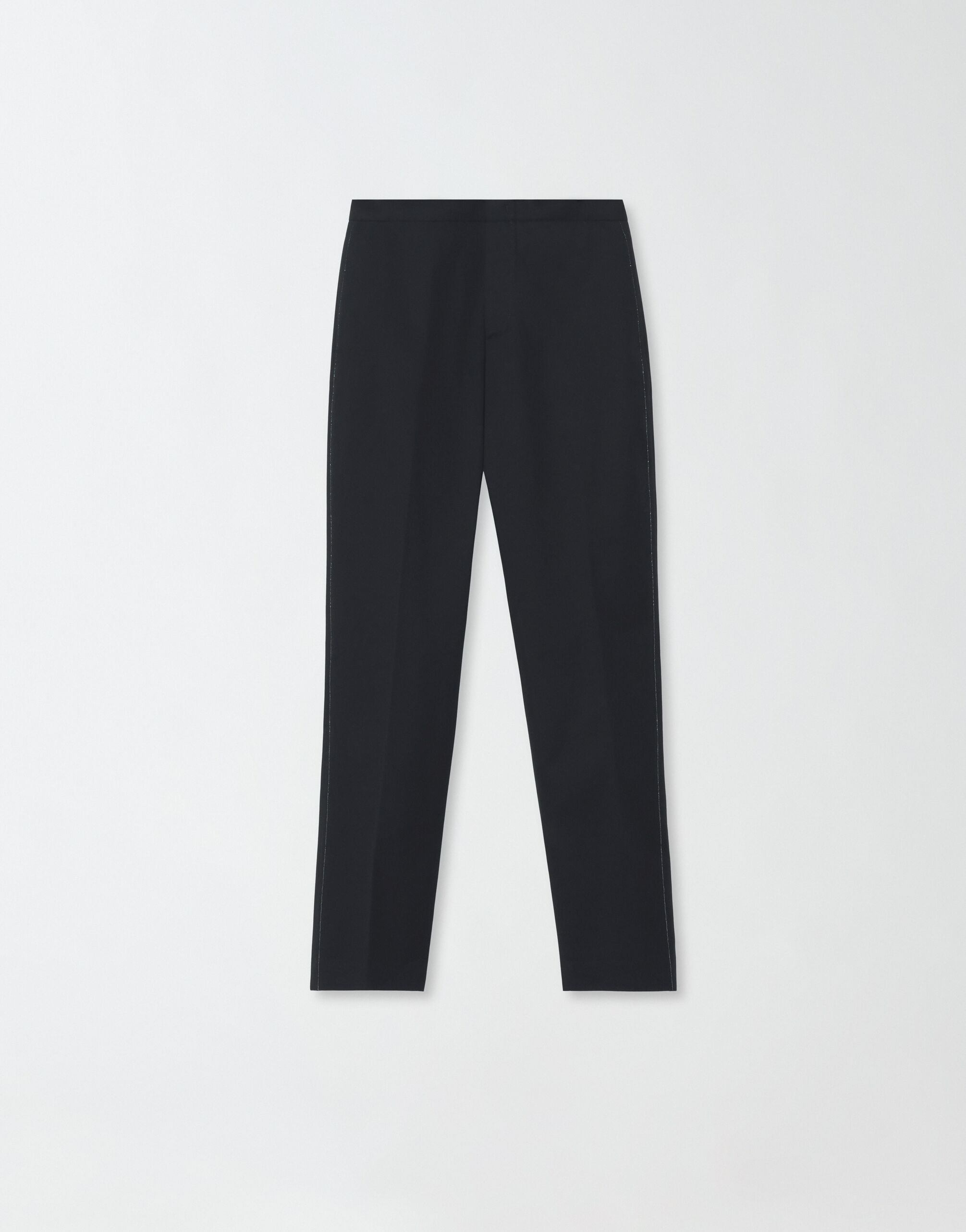 Fabiana Filippi Pantalon en gabardine, noir NOIR PAD274F260H463M466