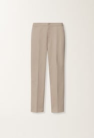 Fabiana Filippi Hose Montefalco aus Baumwollgabardine, schlammbraun VANILLE PAD265F326L1920000