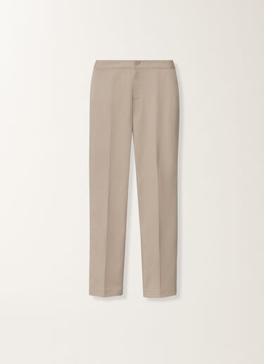 Fabiana Filippi Hose Montefalco aus Baumwollgabardine, schlammbraun VANILLE PAD265F326L1920000