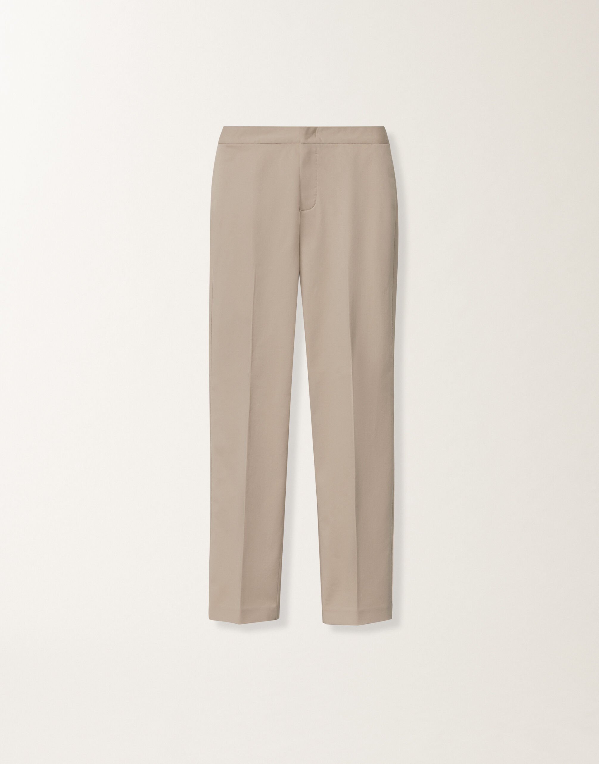 Fabiana Filippi Hose Montefalco aus Baumwollgabardine, schlammbraun VANILLE PAD265F326L1920000