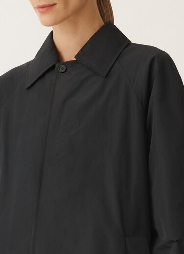 Fabiana Filippi Lightweight taffeta trench coat, midnight blue BLUE CTD265F272L1930000