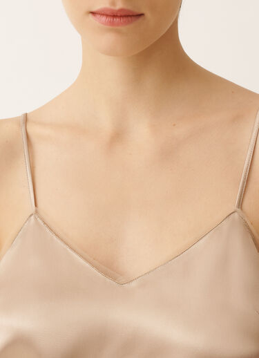 Fabiana Filippi Satin lingerie top, maple MAPLE TPD266F281L9090000