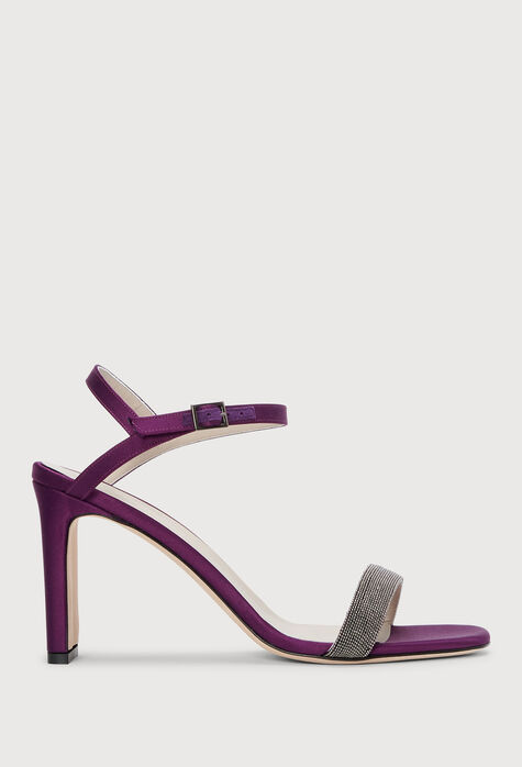 Fabiana Filippi Technical fabric sandal, purple ASD274A929H1370000