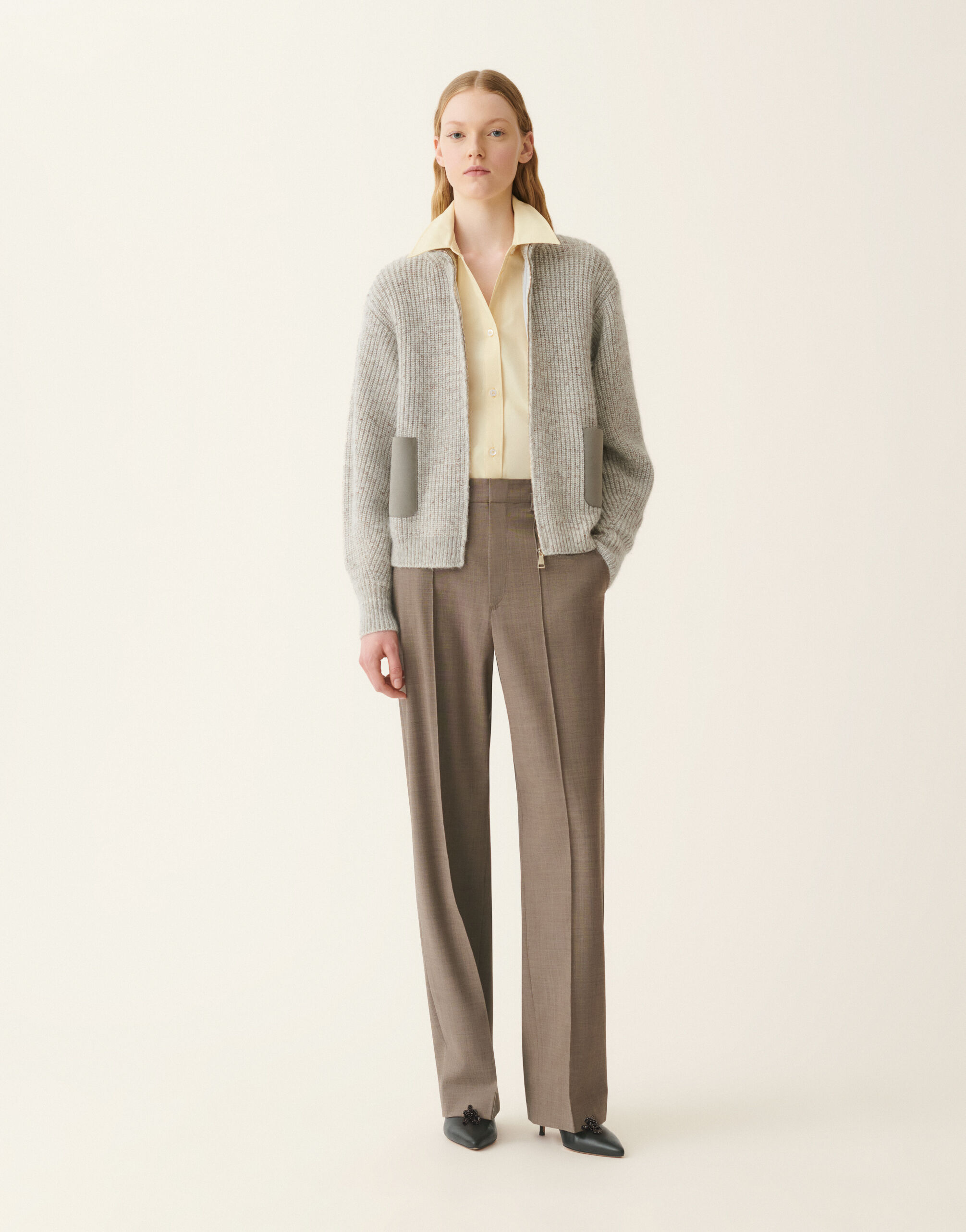 Donegal-Lurex-Cropped-Bomber, Cachà Fabiana Filippi Donegal-Lurex-Cropped-Bomber, Cachà Cachà MAD226F437M4180000