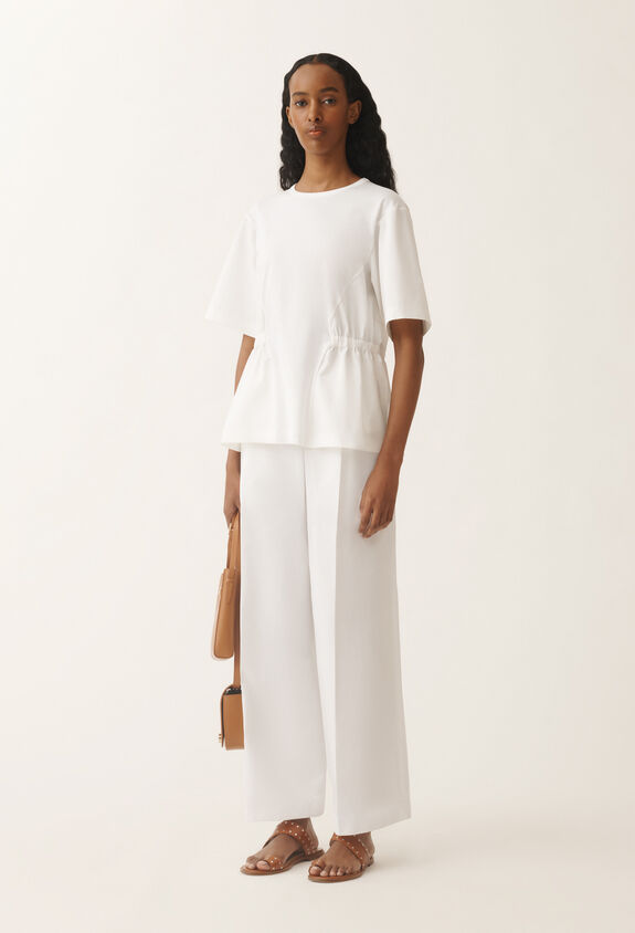 Fabiana Filippi T-shirt in jersey, bianco ottico BIANCO OTTICO JED275F608L3550000