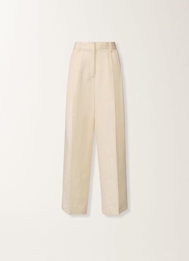 Fabiana Filippi Pantalón de sastrería en goccia fil coupé, color mantequilla Mantequilla PAD266F367D9570000