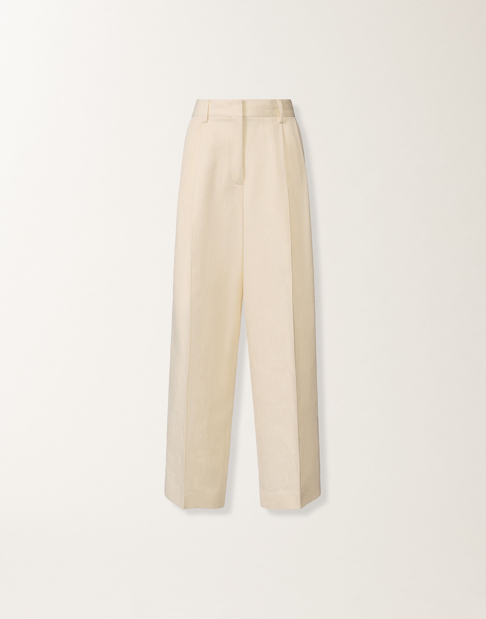 Fabiana Filippi Pantalón de sastrería en goccia fil coupé, color mantequilla Mantequilla PAD266F367D9570000