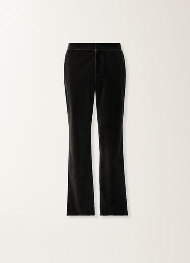 Fabiana Filippi Montefalco trousers in velvet, black Black PAD225F326D7630000