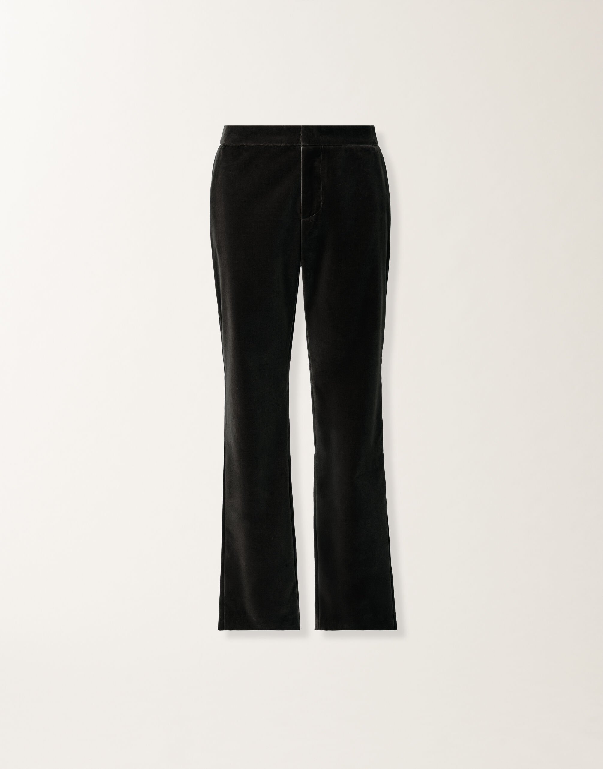 Fabiana Filippi Montefalco trousers in velvet, black Black PAD225F326D7630000