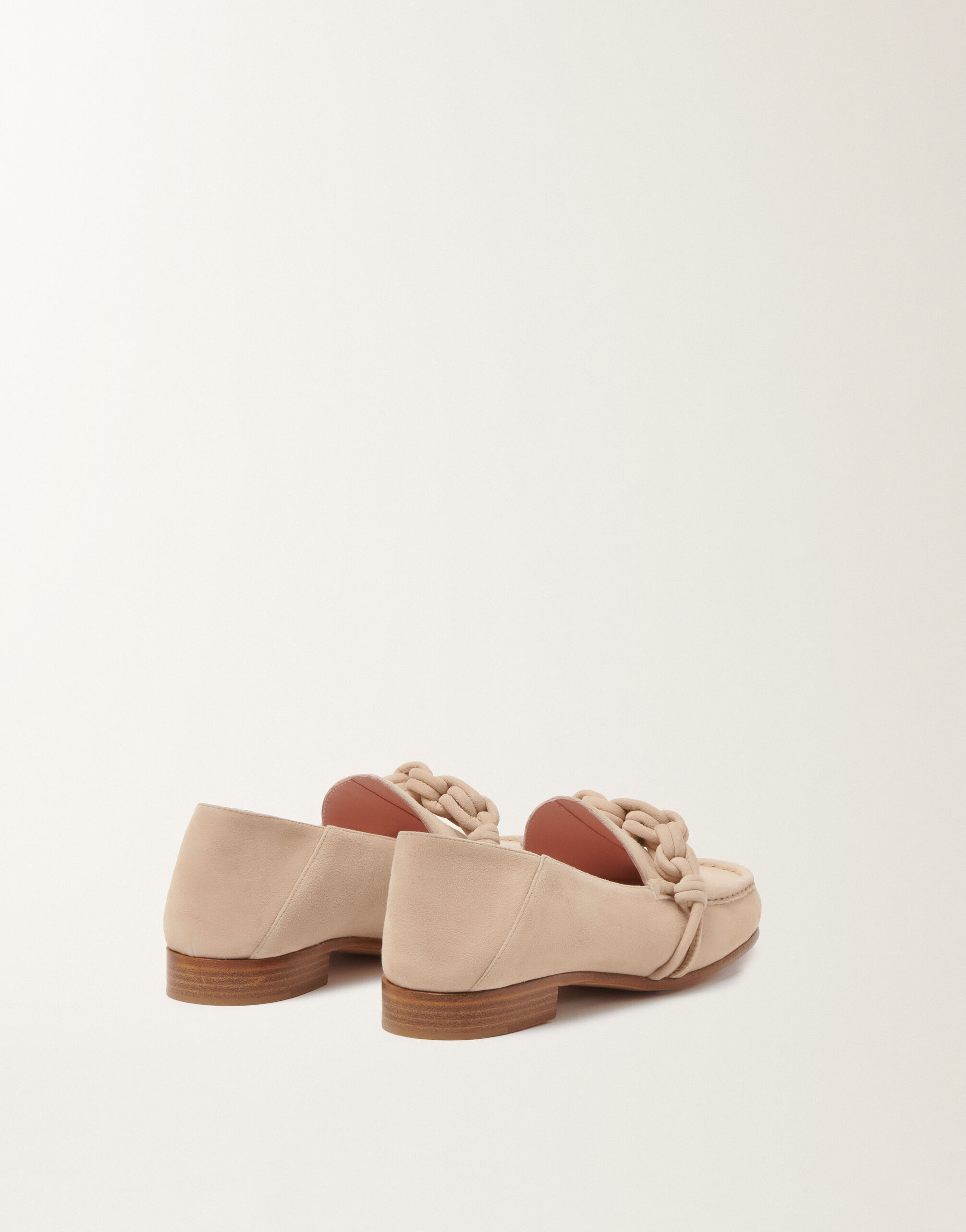 Fabiana Filippi Suede loafer, rope Beige ASD266A818M0150000