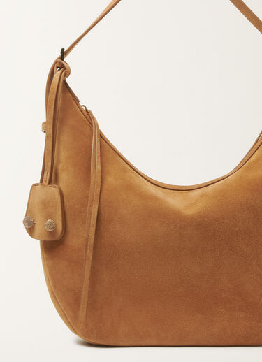 Fabiana Filippi Suede and wicker hobo bag Wicker BGD266A803M0050000