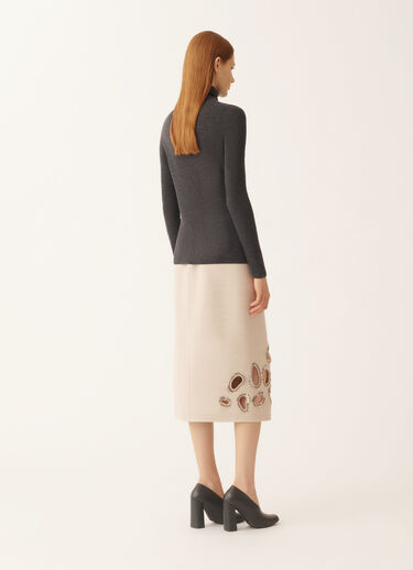 Fabiana Filippi Sweater in Platinum, grey denim Grey MAD215F021D2300000