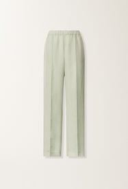 Fabiana Filippi Pantalón Gubbio jogging en tejido fluido, verde Ghirri Verde Ghirri PAD266F322L7850000