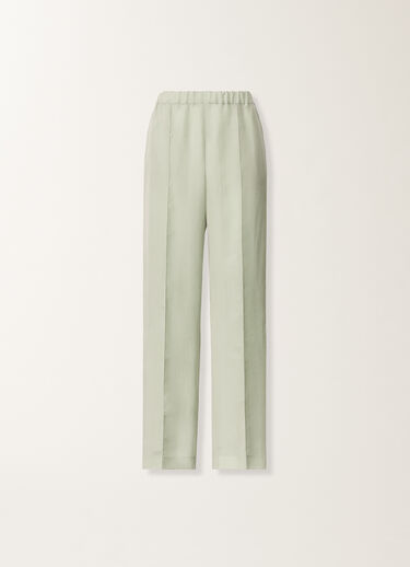 Fabiana Filippi Gubbio jogging pants in fluid fabric, Ghirri green Ghirri Green PAD266F322L7850000