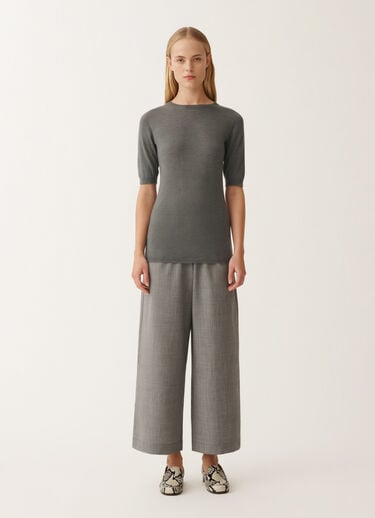 Fabiana Filippi Pullover aus Kaschmir und Seide, granitfarben GRAU MAD265F001N9070000