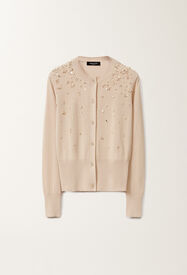 Fabiana Filippi Cotton cardigan, sand SAND MAD275F543L3350000