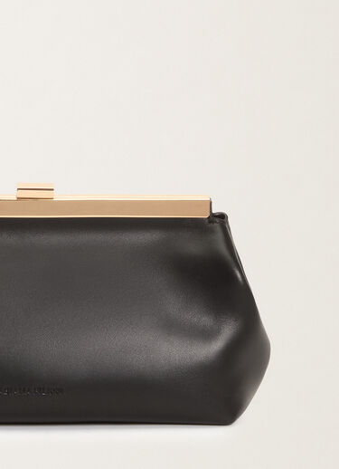 Fabiana Filippi Nappa leather clutch, black BLACK BGD265A849L2120000