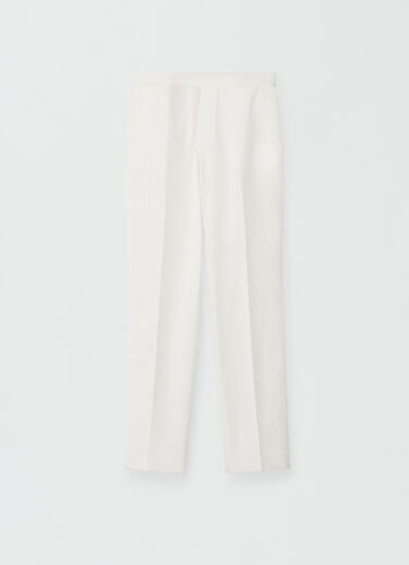 Fabiana Filippi COTTON GABARDINE REGULAR FIT TROUSERS WHITE PAD274F260H4630000