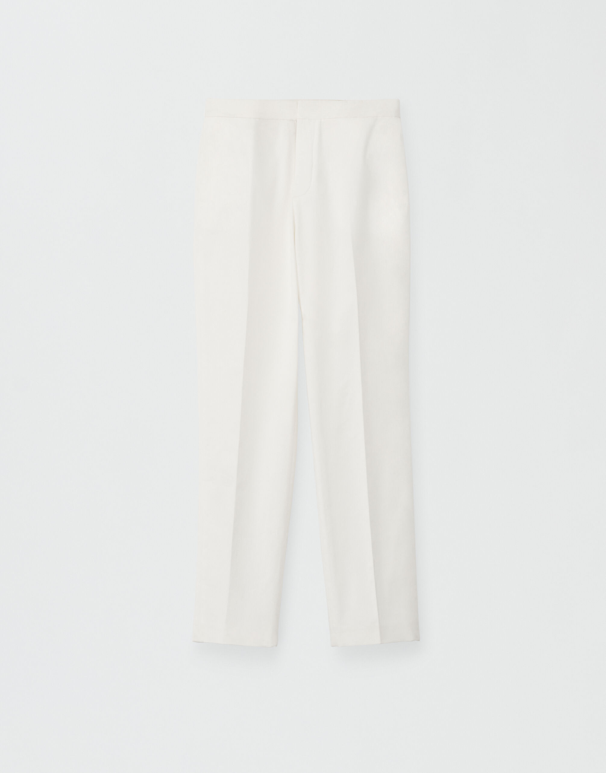 Fabiana Filippi COTTON GABARDINE REGULAR FIT TROUSERS WHITE PAD274F260H4630000