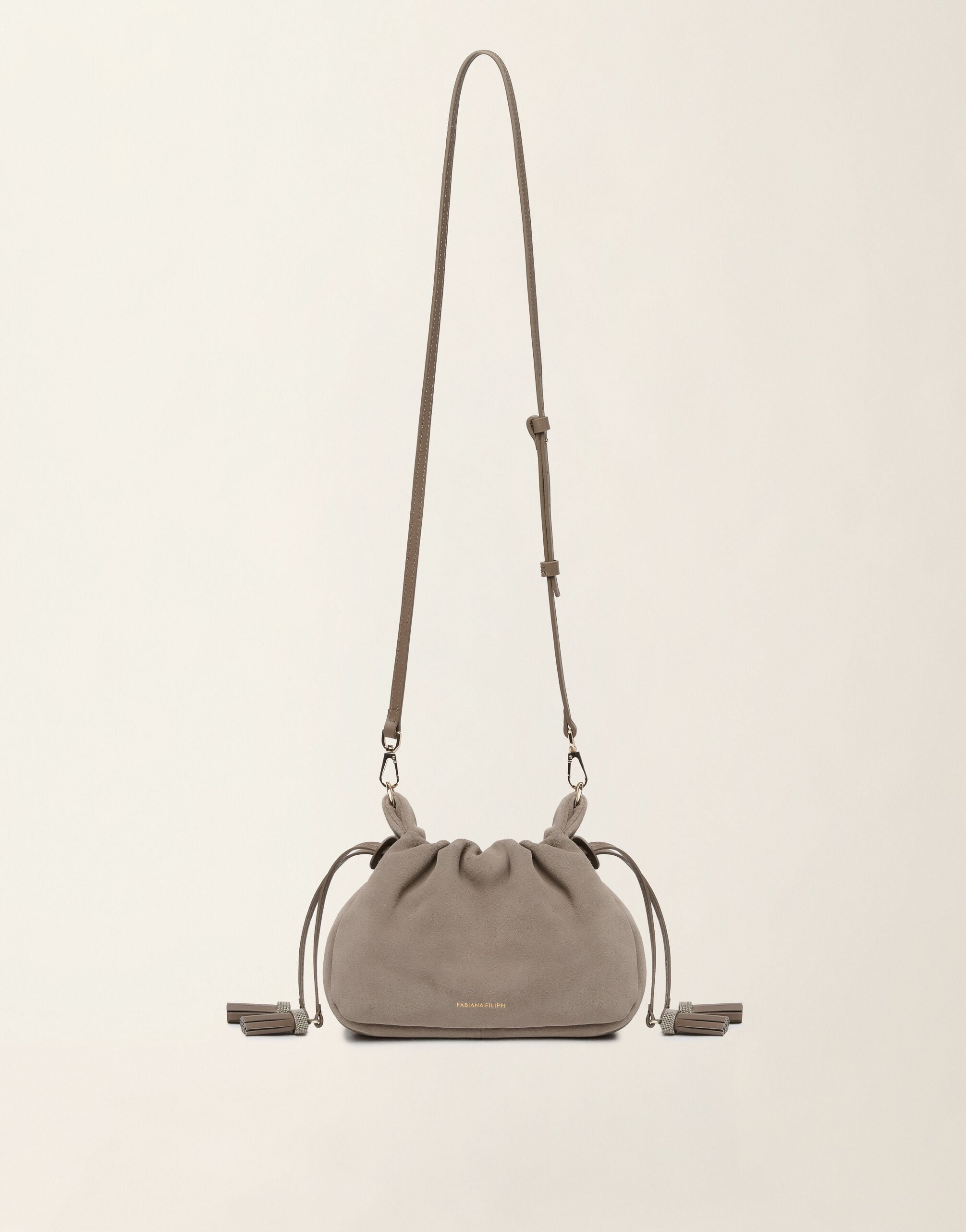 Suede Muffin bag, falcon Fabiana Filippi Suede Muffin bag, falcon Falcon BGD226A806M5640000